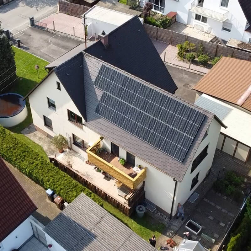 Photovoltaik Zusmarshausen, PV Anlage auf Mehrfamilienhaus